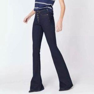 Veronica Beard Beverly High-Rise10" Skinny Flare Button Fly - Size 27 PERFECT